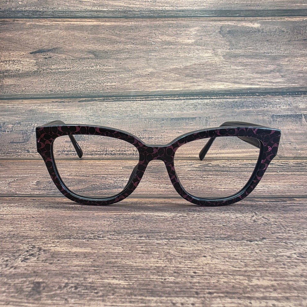 Coach HC 8379U Ruby Pearl Signature C Cat Eye Eyeglass Frames 54-19-140